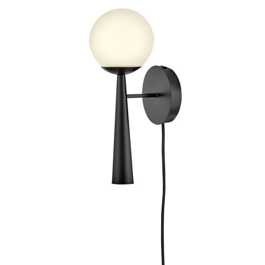 Izzy Medium Single Light Sconce in Black - Image 6