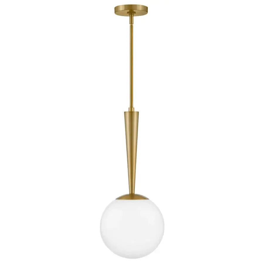 Izzy Small Pendant in Lacquered Brass - Image 1