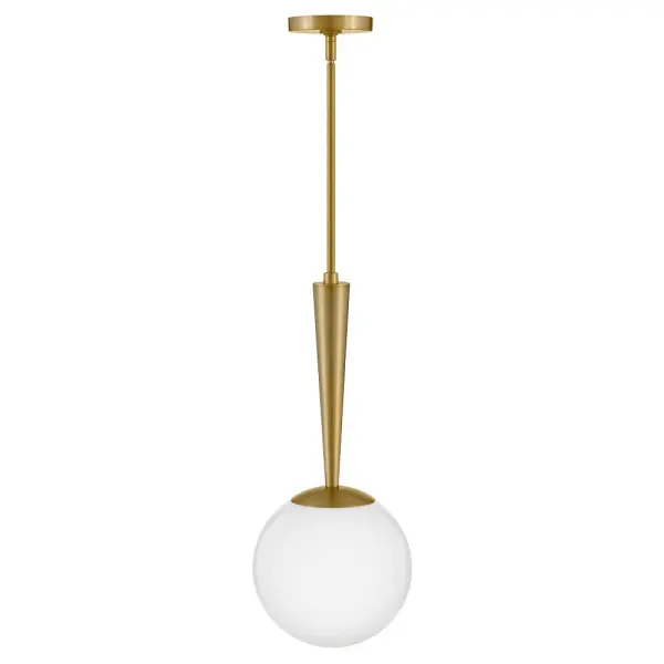 Izzy Small Pendant in Lacquered Brass - Image 3