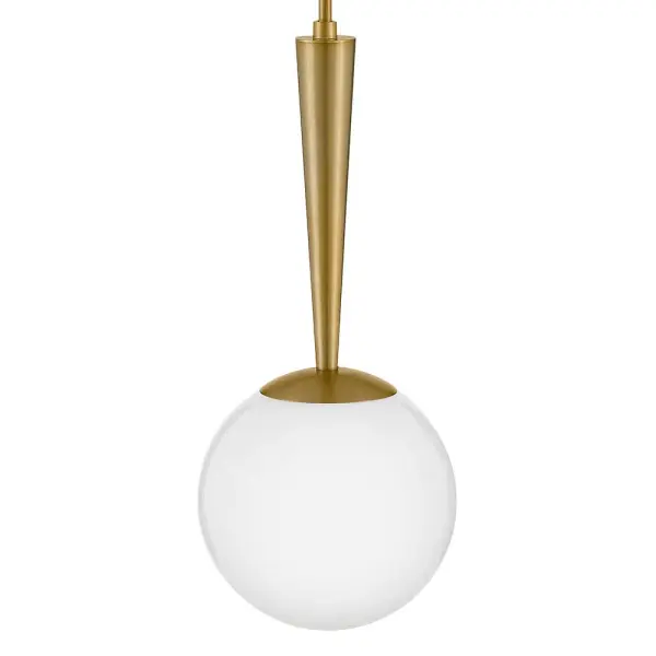 Izzy Small Pendant in Lacquered Brass - Image 4