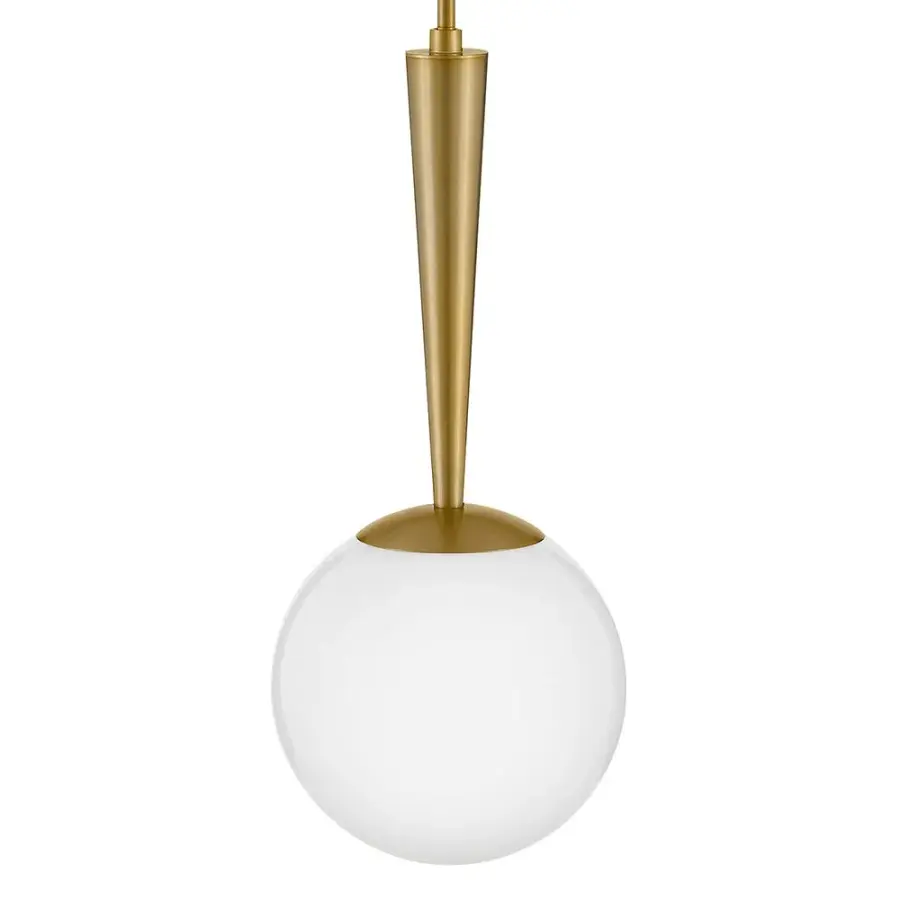 Izzy Small Pendant in Lacquered Brass - Image 4