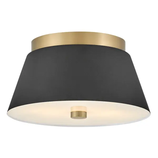 Tess Small Flush Mount in Black - Image 1