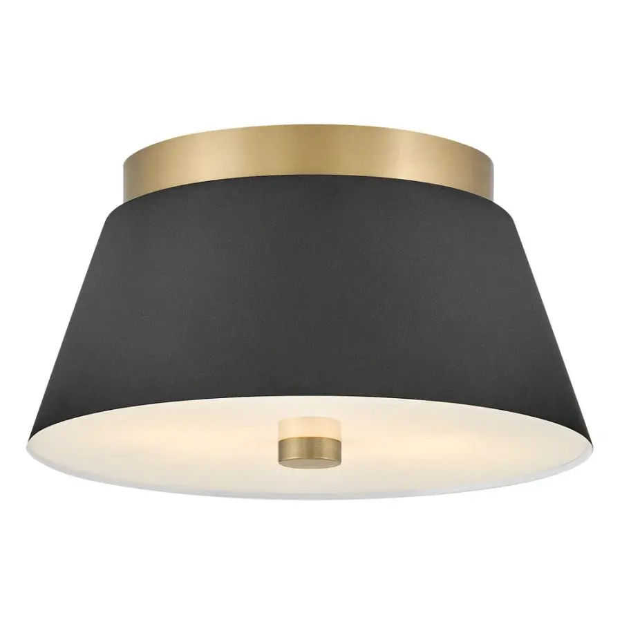 Tess Small Flush Mount in Black - Image 1