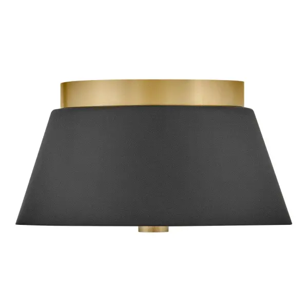 Tess Small Flush Mount in Black - Image 3