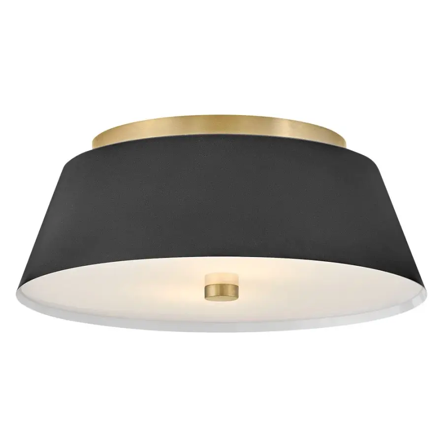Tess Medium Flush Mount in Black - Image 1