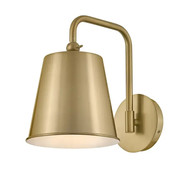 Blake Medium Single Light Sconce in Lacquered Brass - Image 11