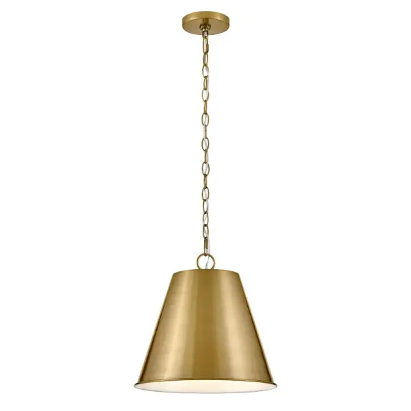 Blake delivers forever cool style with its luxe lacquered brass finish and thoughtful design. The medium size makes it perfect for kitchen islands, dining areas, or as a statement piece in bedrooms and foyers.