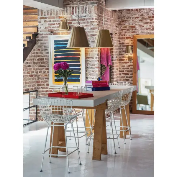 Blake Medium Pendant in Lacquered Brass - Image 11