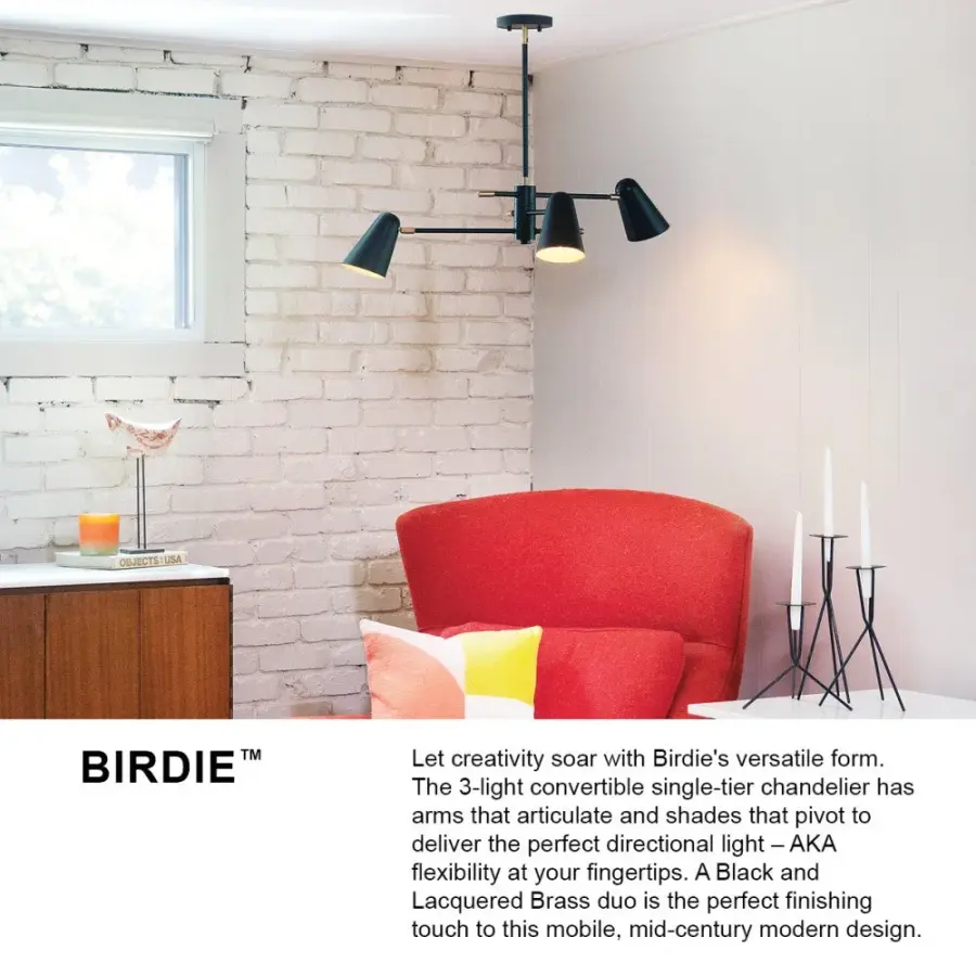 Birdie Medium Convertible Mobile Single Tier Chandelier - Image 7