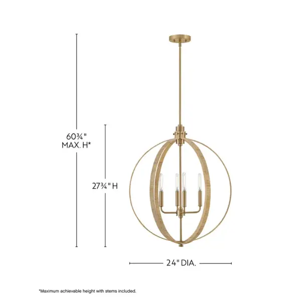Fallon Medium Orb Chandelier - Image 2