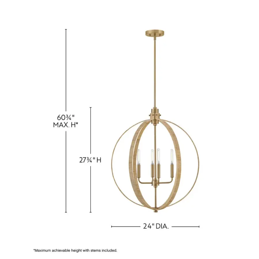 Fallon Medium Orb Chandelier - Image 2