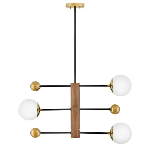 Striking Mid-Century Design with Warm Brass and Walnut Accents - Image 5