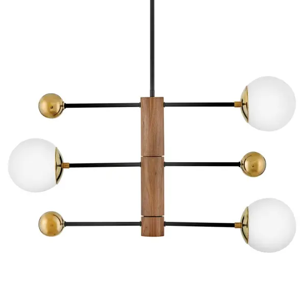 Striking Mid-Century Design with Warm Brass and Walnut Accents - Image 6