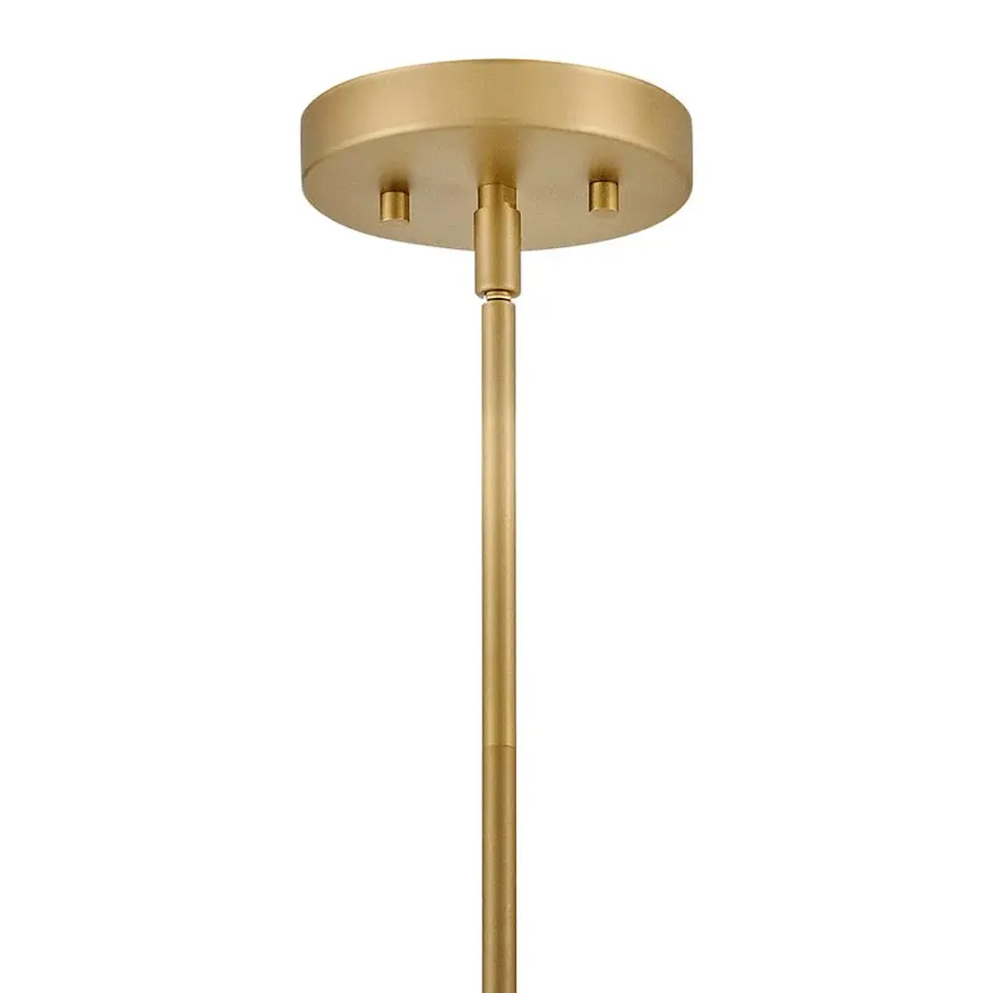 Lucy Small Pendant in Black with Lacquered Brass - Image 5