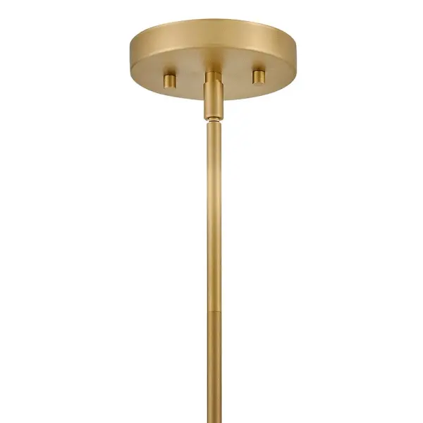 Lucy Small Pendant in Lacquered Brass with Seafoam - Image 4