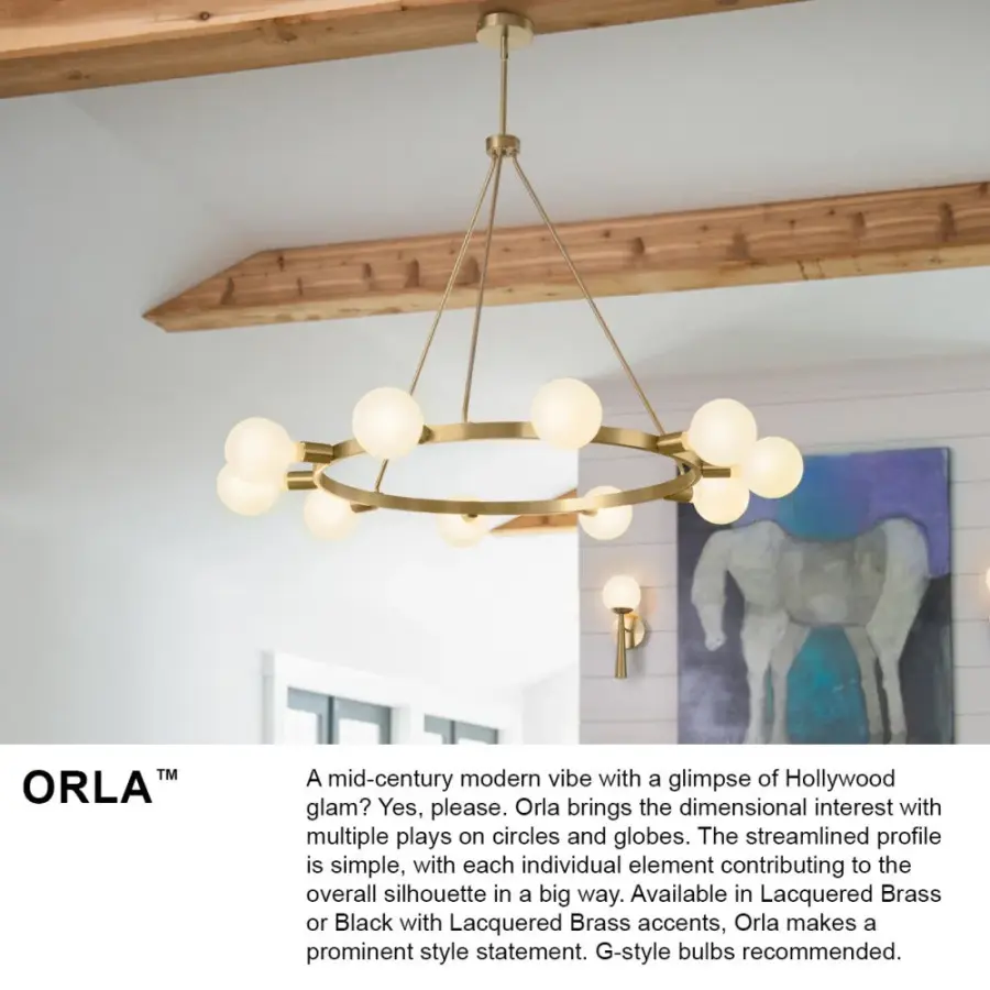 Orla Large Single Tier Chandelier - Image 9