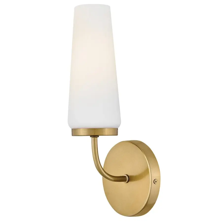 Selma Medium Single Light Sconce in Gold - Image 1
