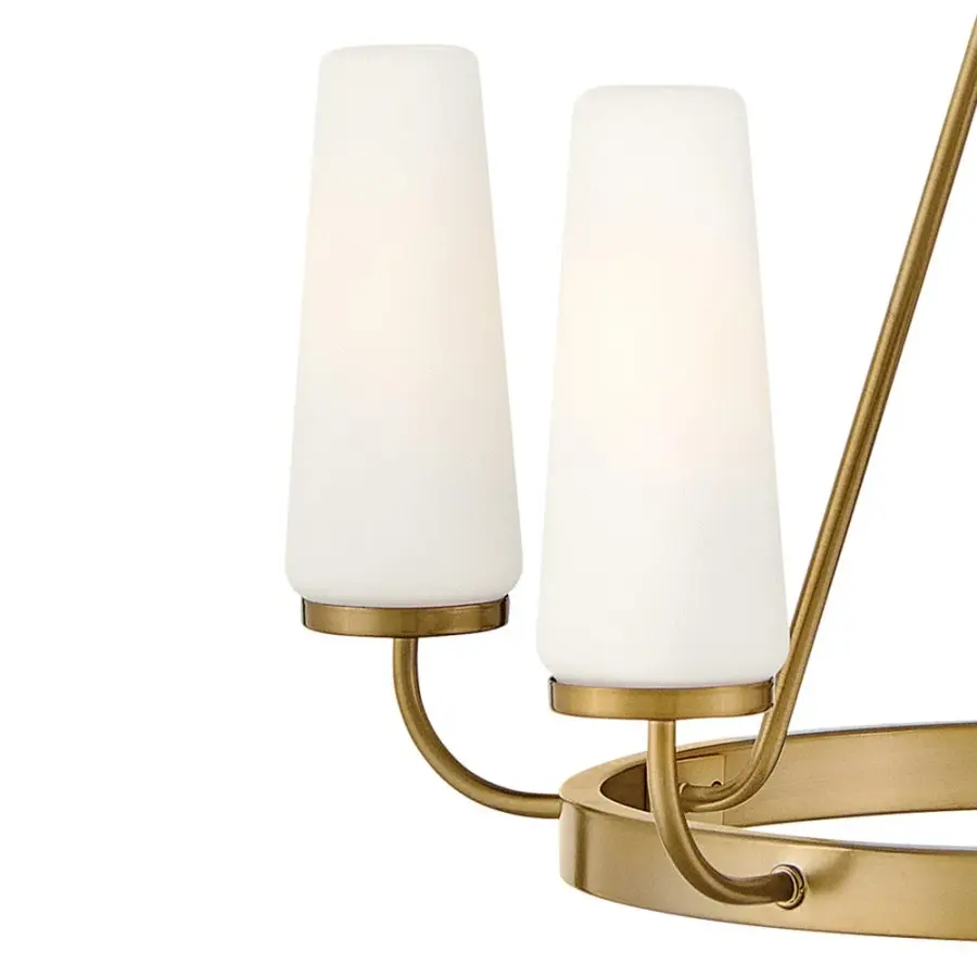 Selma Medium Single Tier Chandelier in Gold - Image 7