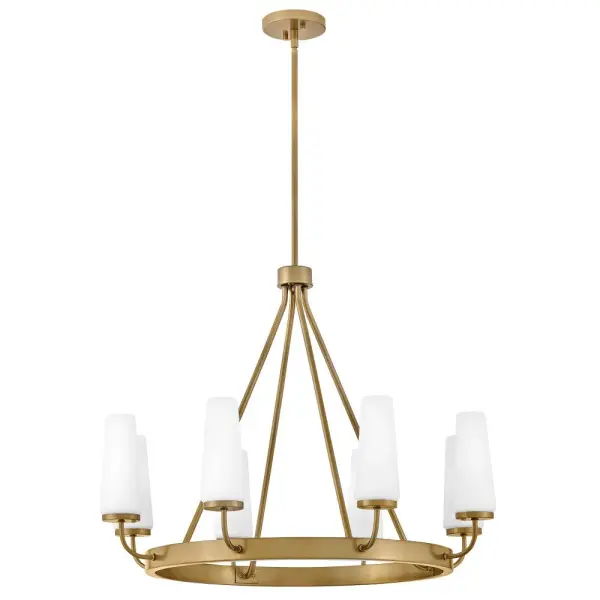 Selma Medium Single Tier Chandelier in Gold - Image 5