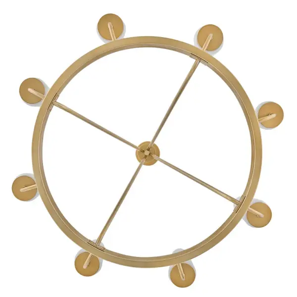 Selma Medium Single Tier Chandelier in Gold - Image 6