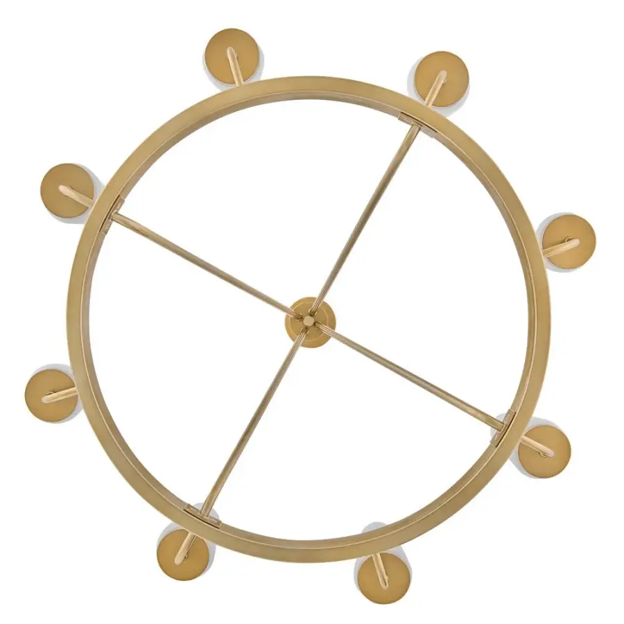 Selma Medium Single Tier Chandelier in Gold - Image 6
