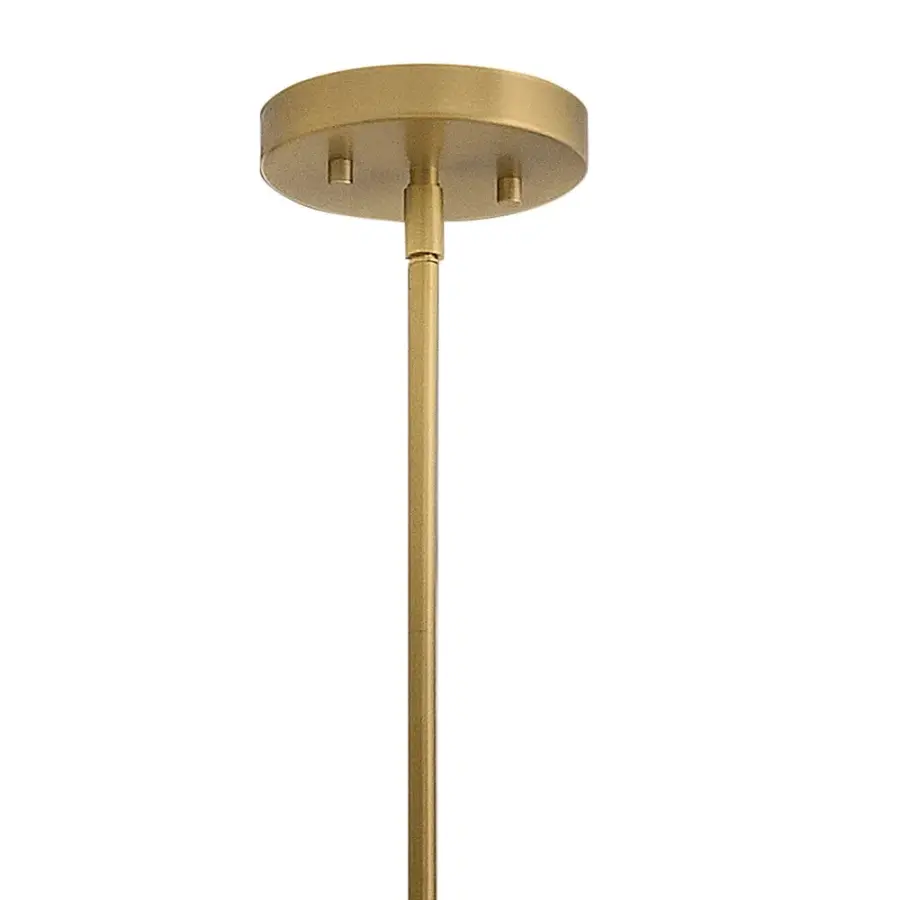 Austen Medium Single Tier Chandelier in Lacquered Brass - Image 6