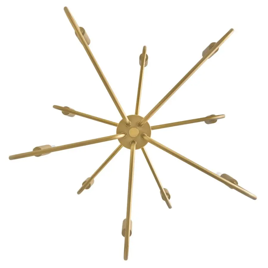 Austen Medium Multi-Tier Chandelier in Lacquered Brass - Image 5