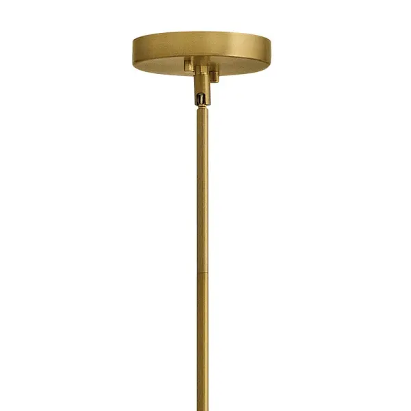 Austen Medium Multi-Tier Chandelier in Lacquered Brass - Image 8