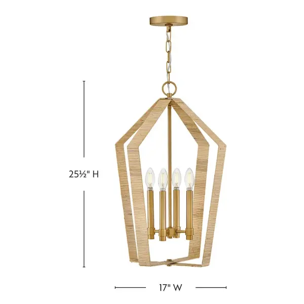 Sammi Large Pendant in Lacquered Brass - Image 2