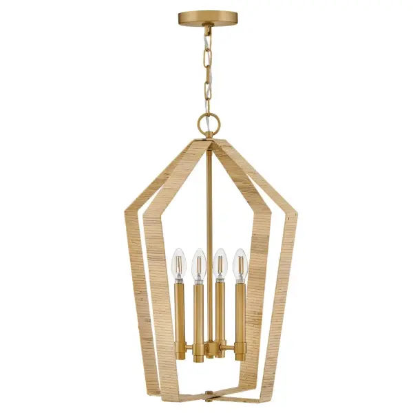 Sammi Large Pendant in Lacquered Brass - Image 6