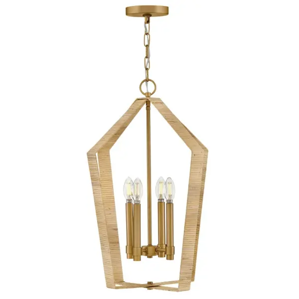 Sammi Large Pendant in Lacquered Brass - Image 7