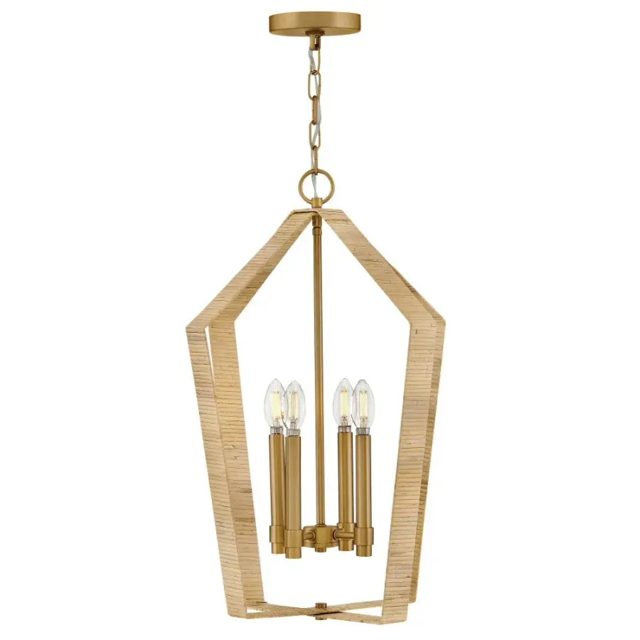 Sammi Large Pendant in Lacquered Brass - Image 7