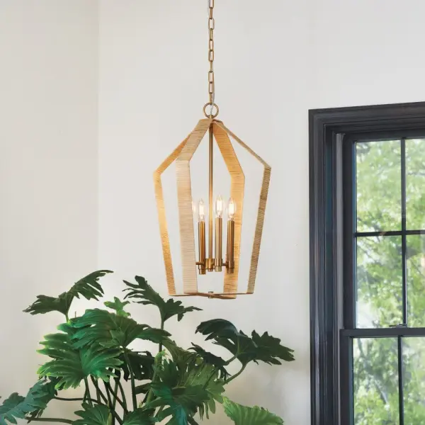 Sammi Large Pendant in Lacquered Brass - Image 10