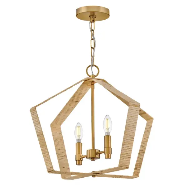 Sammi Large Pendant in Lacquered Brass - Image 2