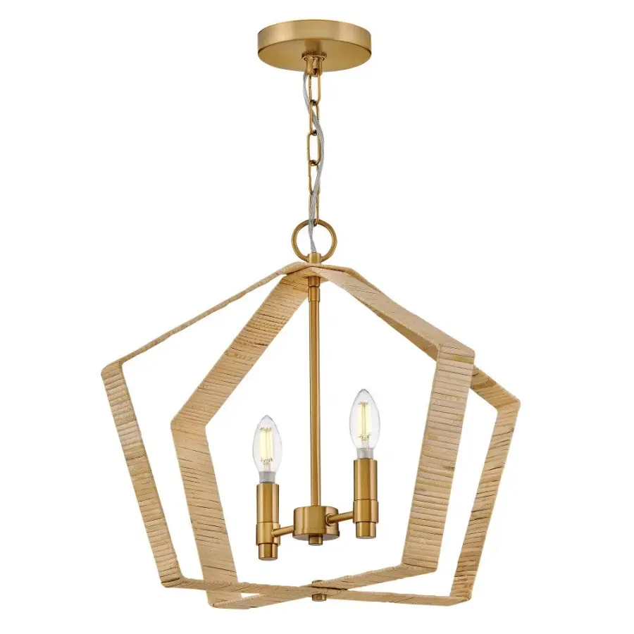 Sammi Large Pendant in Lacquered Brass - Image 2