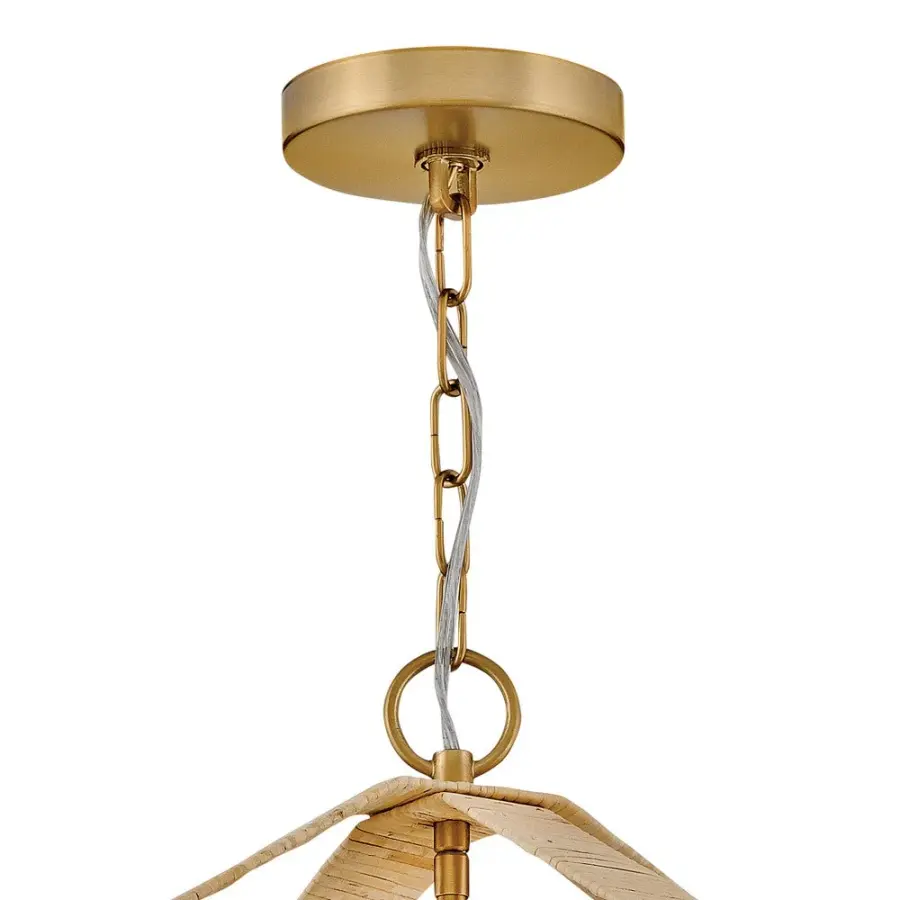 Sammi Large Pendant in Lacquered Brass - Image 6