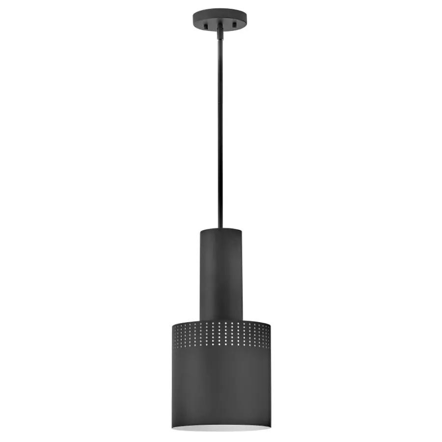 Casey Small Pendant in Black - Image 2