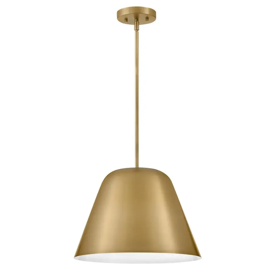 Madi Large Pendant in Lacquered Brass - Image 3