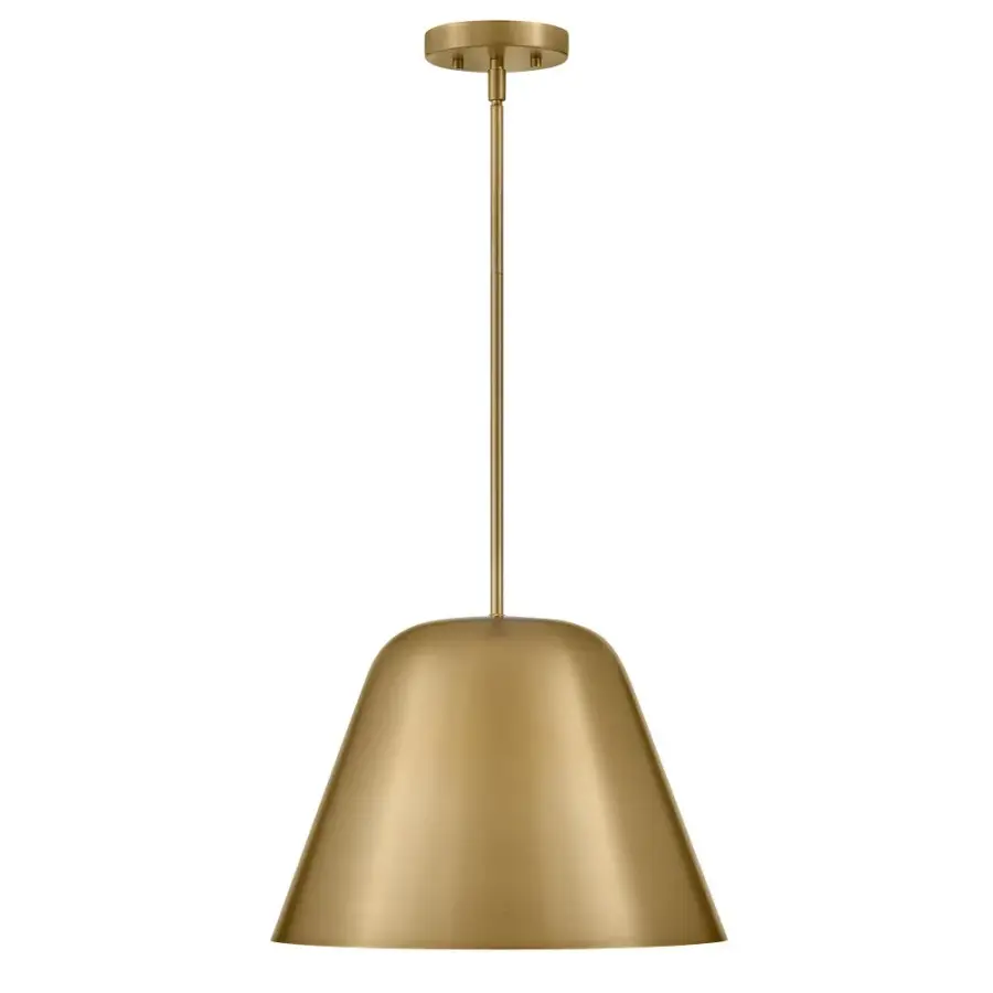 Madi Large Pendant in Lacquered Brass - Image 4