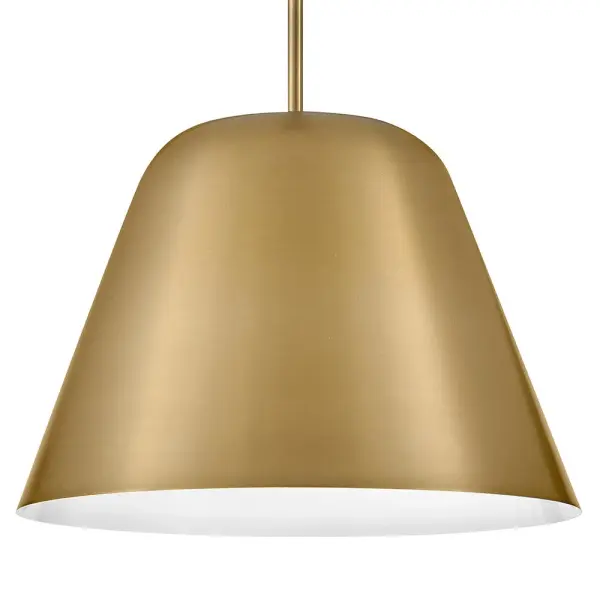 Madi Large Pendant in Lacquered Brass - Image 6