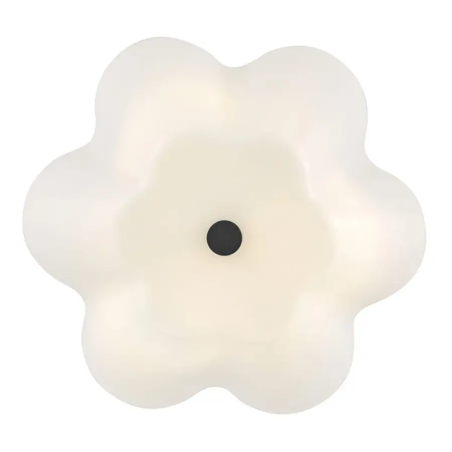 Honey Medium Semi-Flush Mount in Black - Image 5