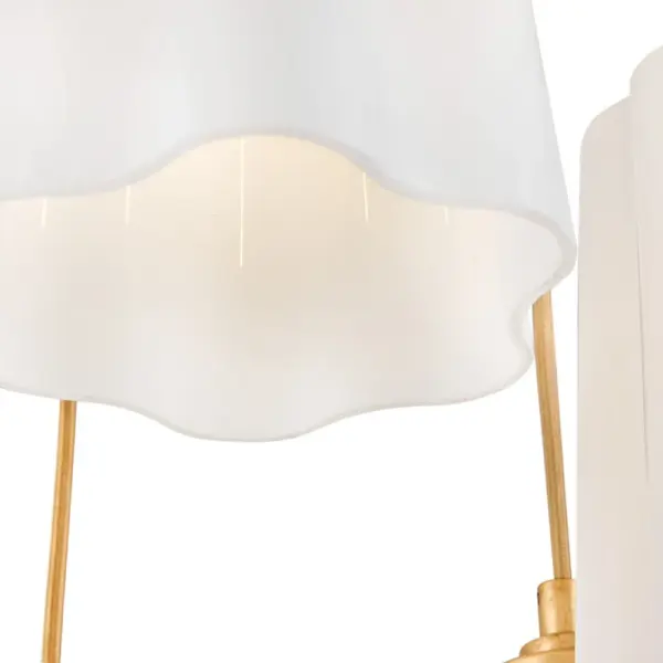 Honey Small Chandelier in Distressed Brass - Image 6