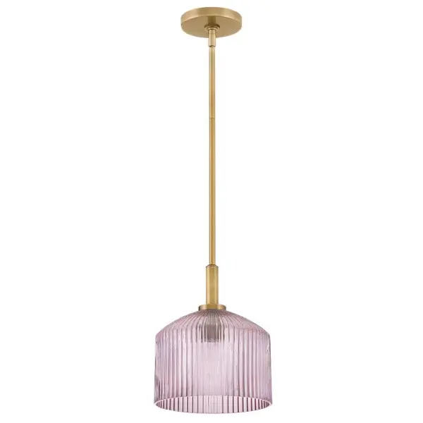 Lisette Small Pendant in Rose Glass - Image 6