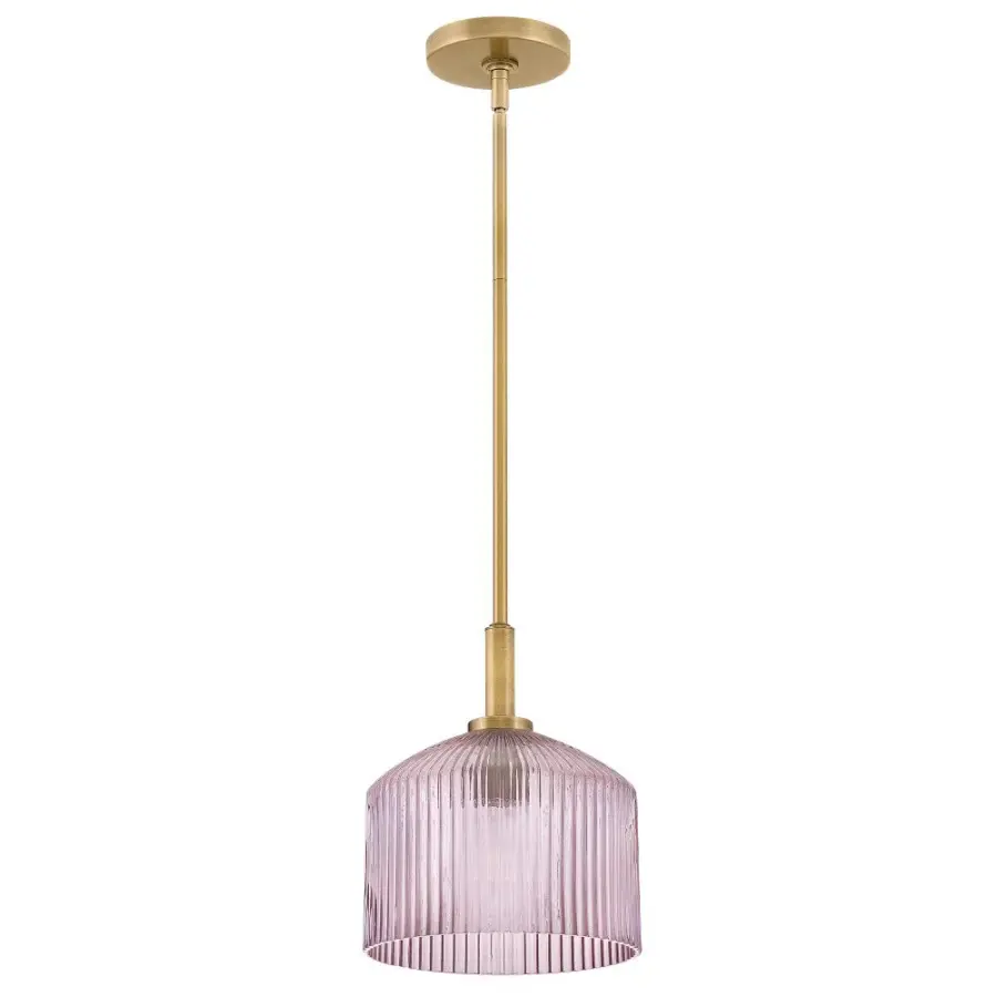 Lisette Small Pendant in Rose Glass - Image 6