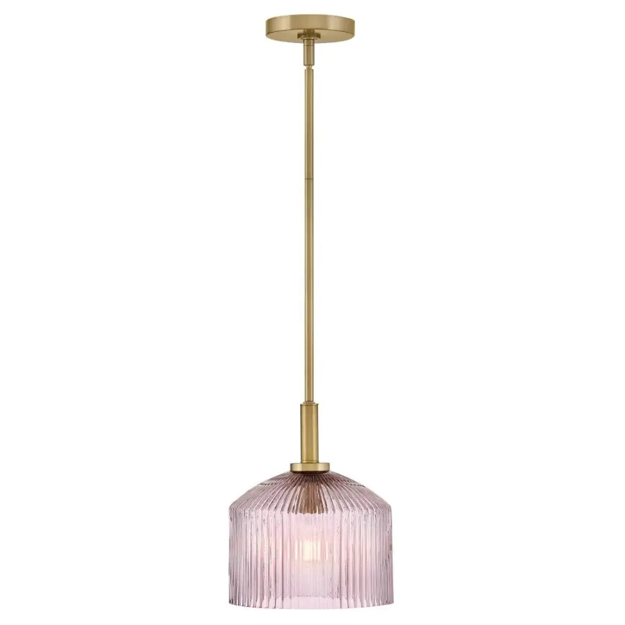 Lisette Small Pendant in Rose Glass - Image 7