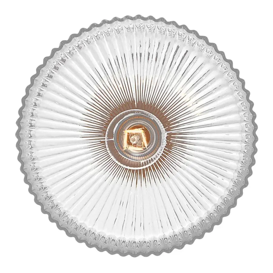 Lisette Small Ribbed Glass Pendant - Image 5