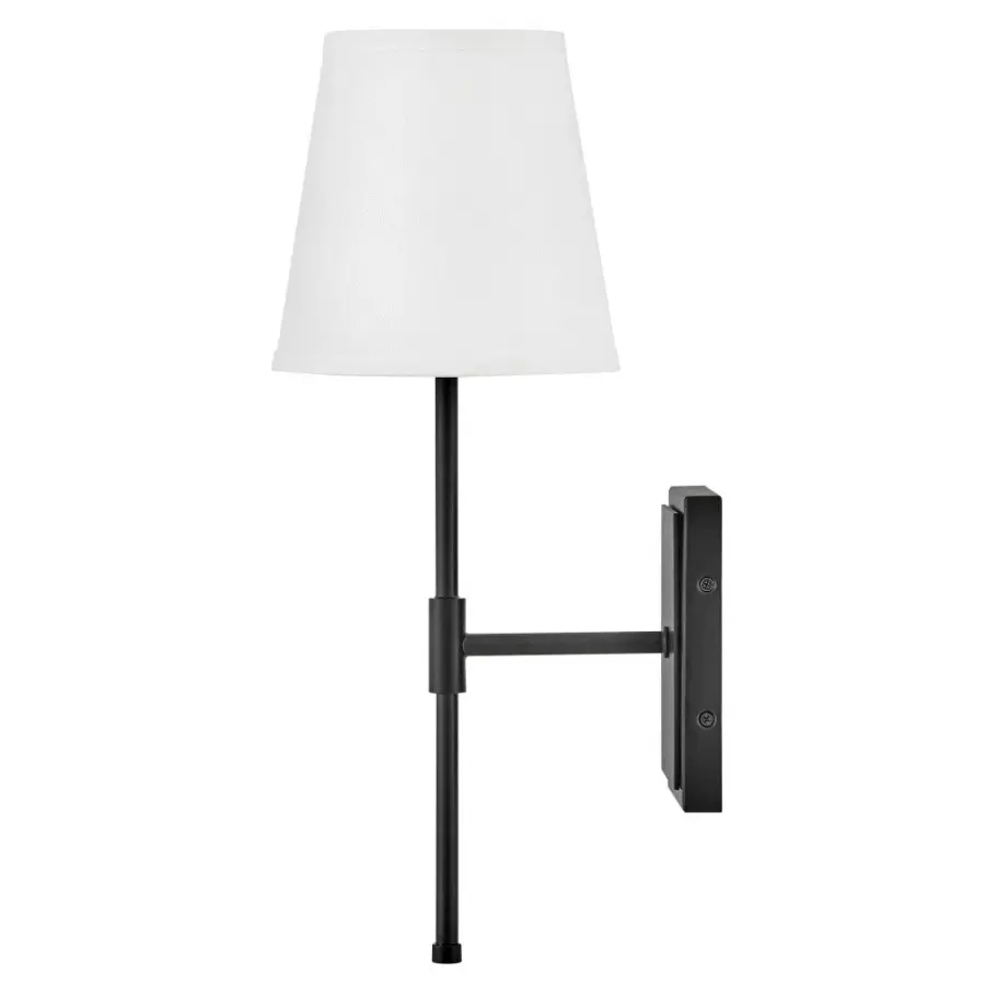 Beale Medium Single Light Sconce in Black - Image 6