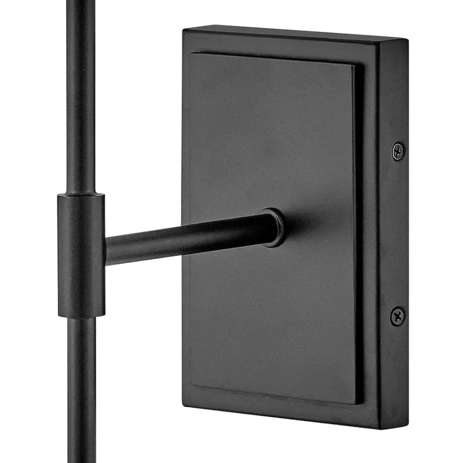 Beale Medium Single Light Sconce in Black - Image 7