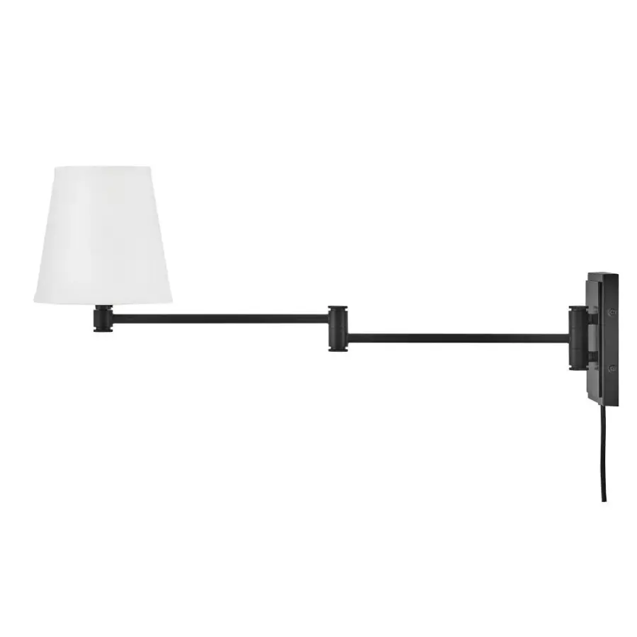 Beale Medium Single Light Sconce in Black - Image 4