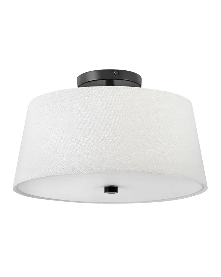 Beale Medium Flush Mount in Black - Image 1